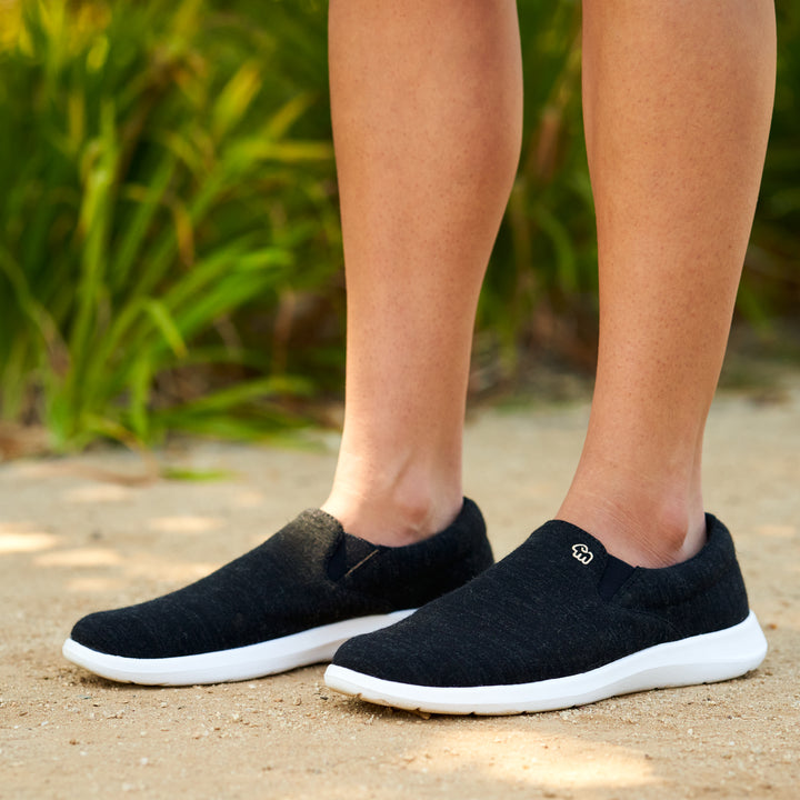 Women's Slip-Ons Black/White