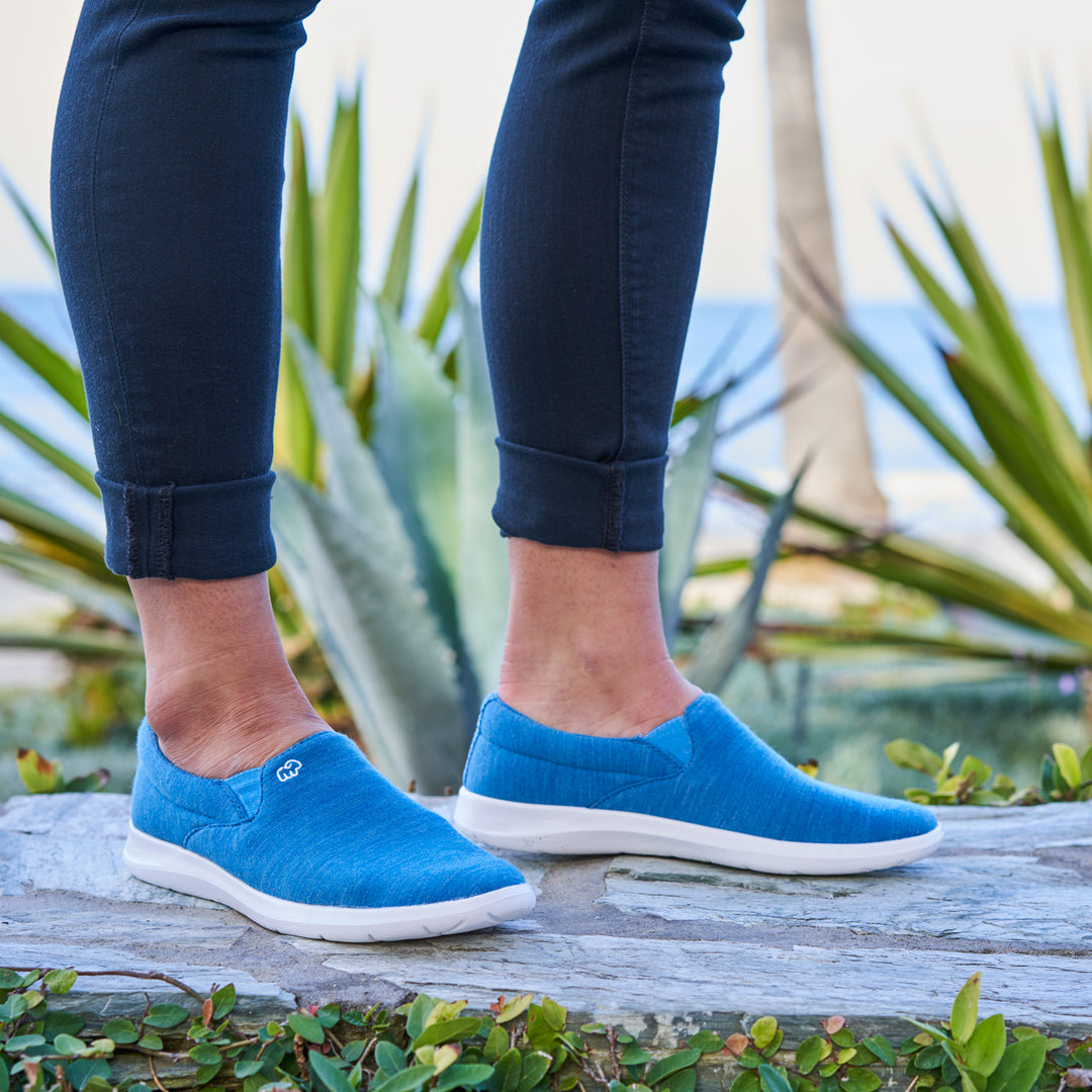 Women's Slip-Ons Bright Blue - Discontinued
