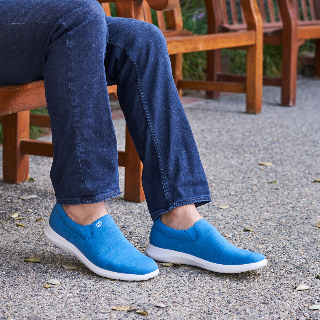 Men's Slip-Ons Bright Blue - Discontinued