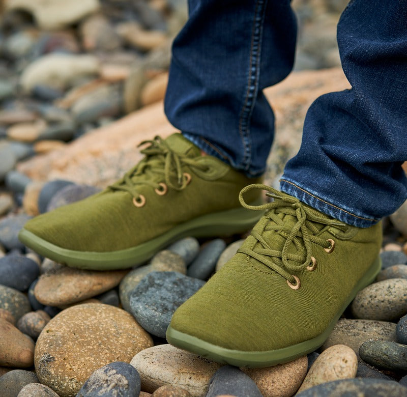 Men's Lace-Ups Olive Green