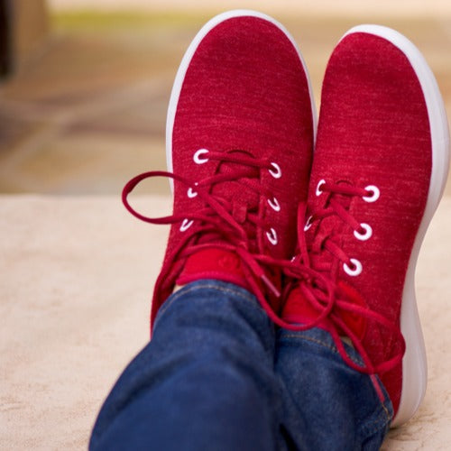 Men's Lace-Ups Maroon - Special Offer