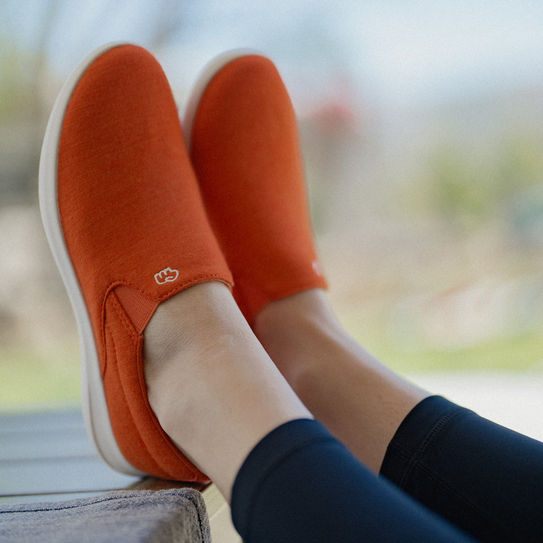 Women's Slip-Ons Orange