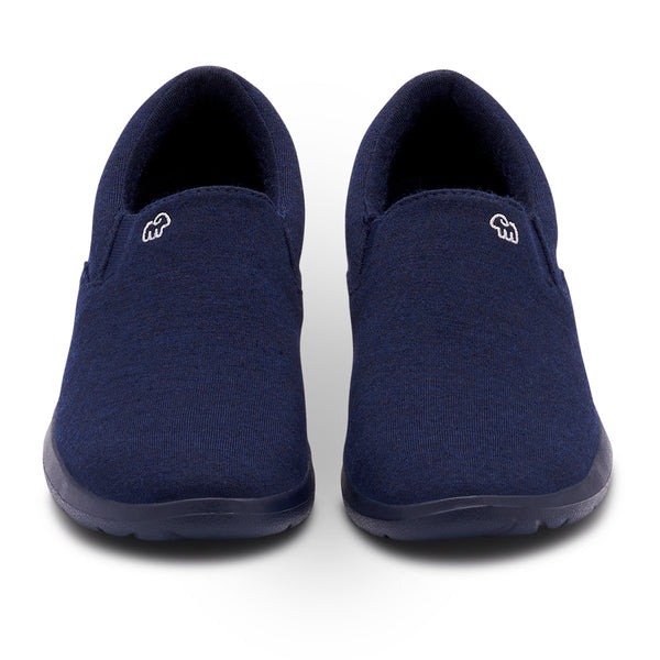 navy slip on pumps