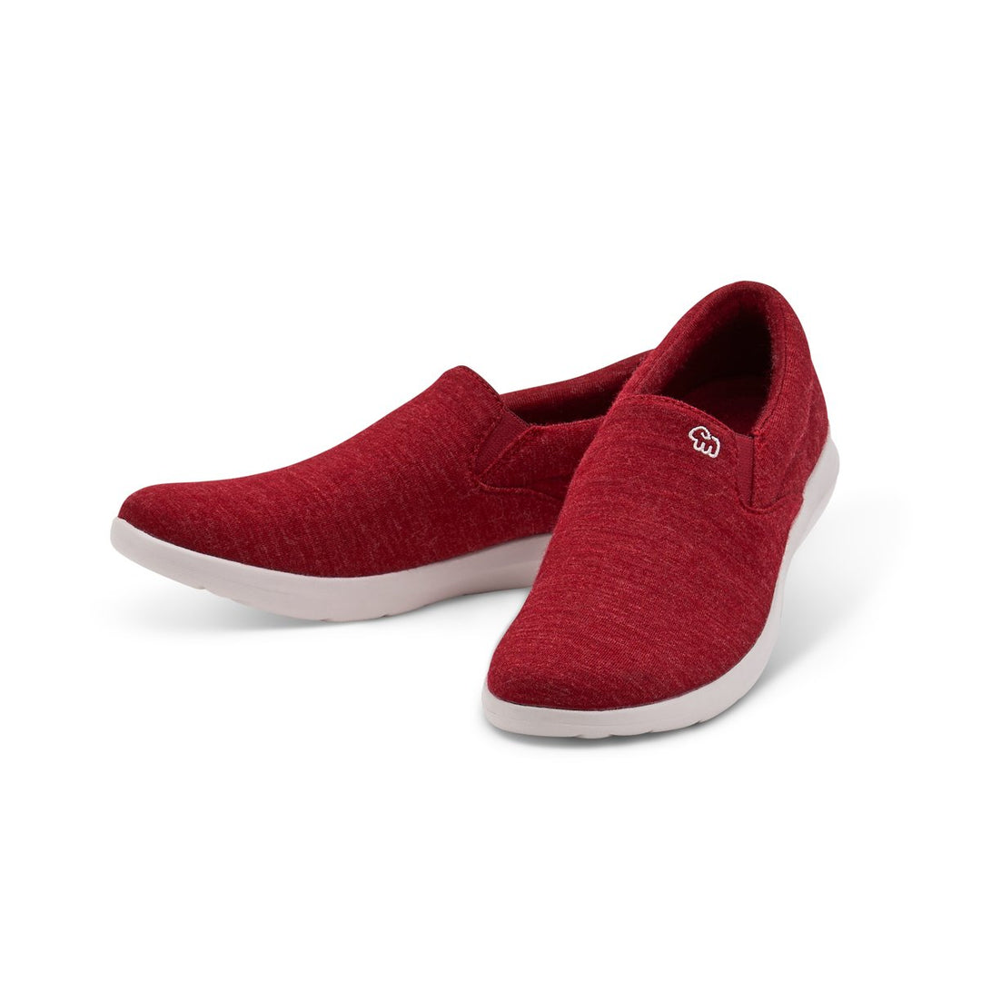 Women's Slip-Ons Maroon