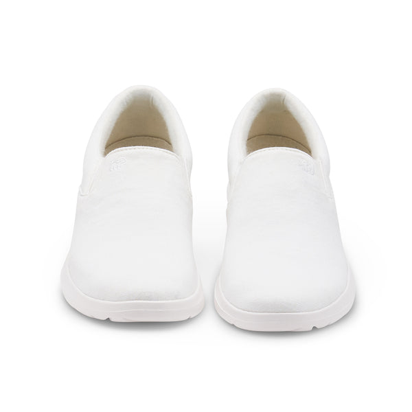 美品 ONC MERINO サイズ5 WHITE Merinos Men's Slip Ons - Australian Merino Wool Shoes