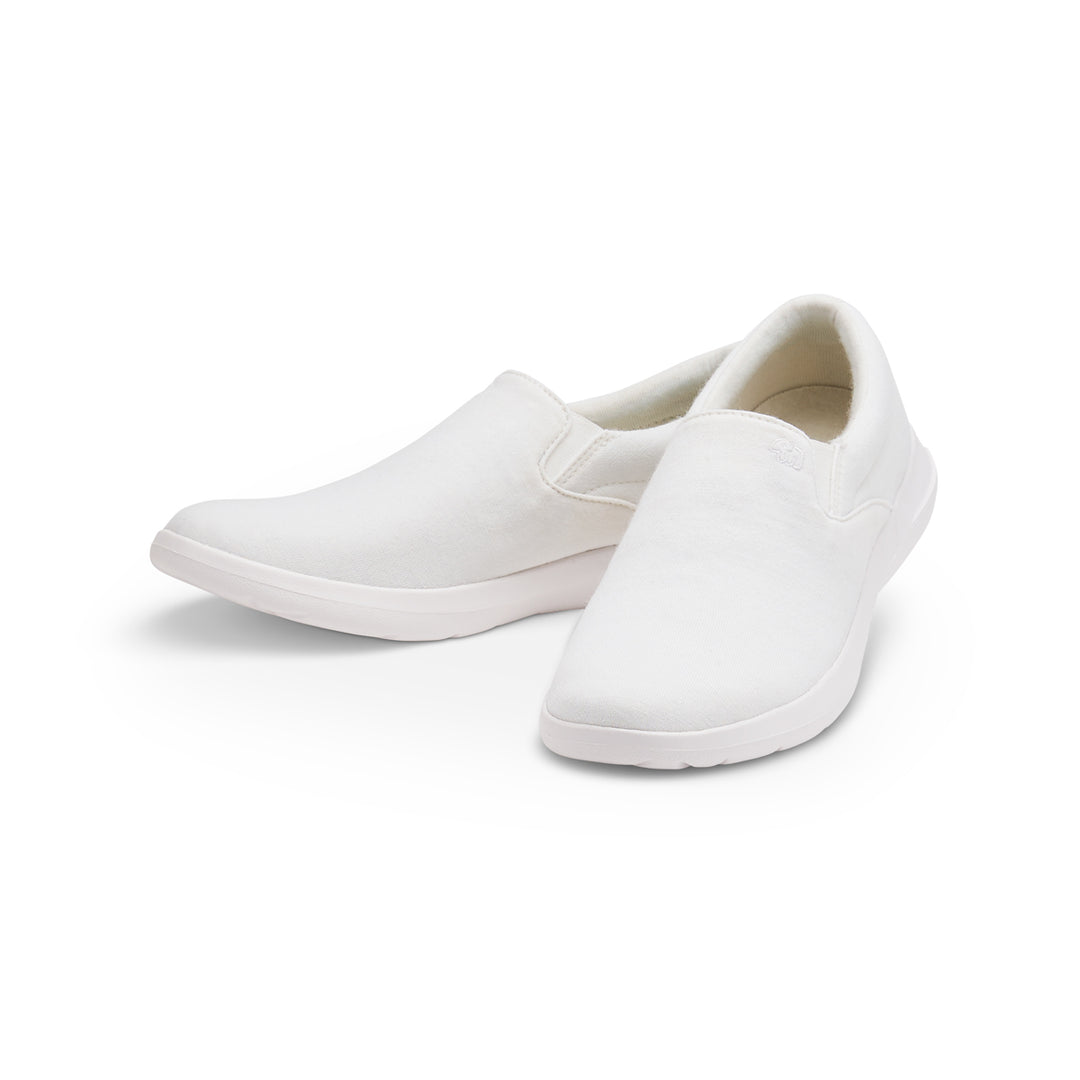 Women's Slip-Ons Natural White