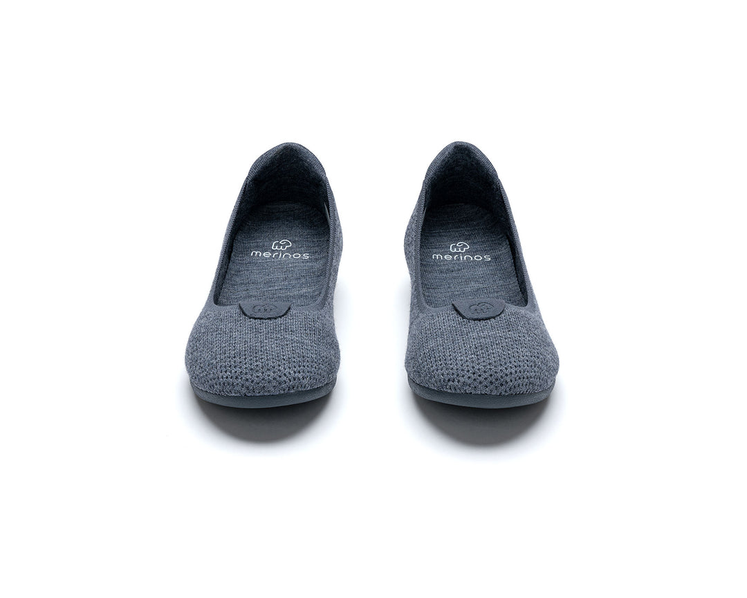Women's Flats Dark Grey