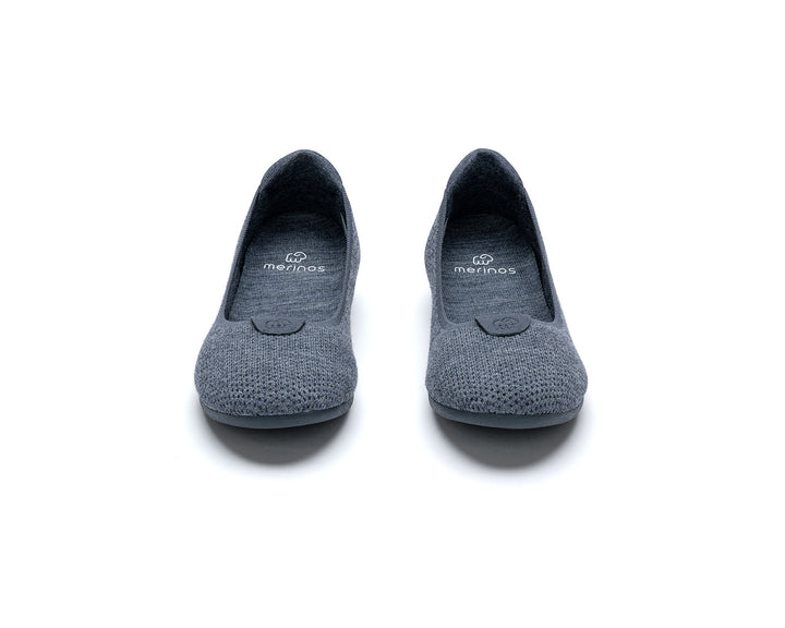 Women's Flats Dark Grey