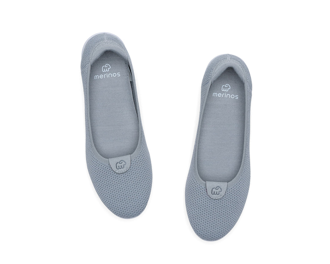 Women's Flats Stone Grey