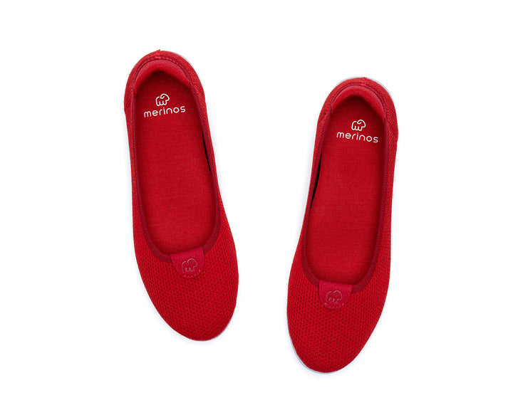 Women's Flats Red