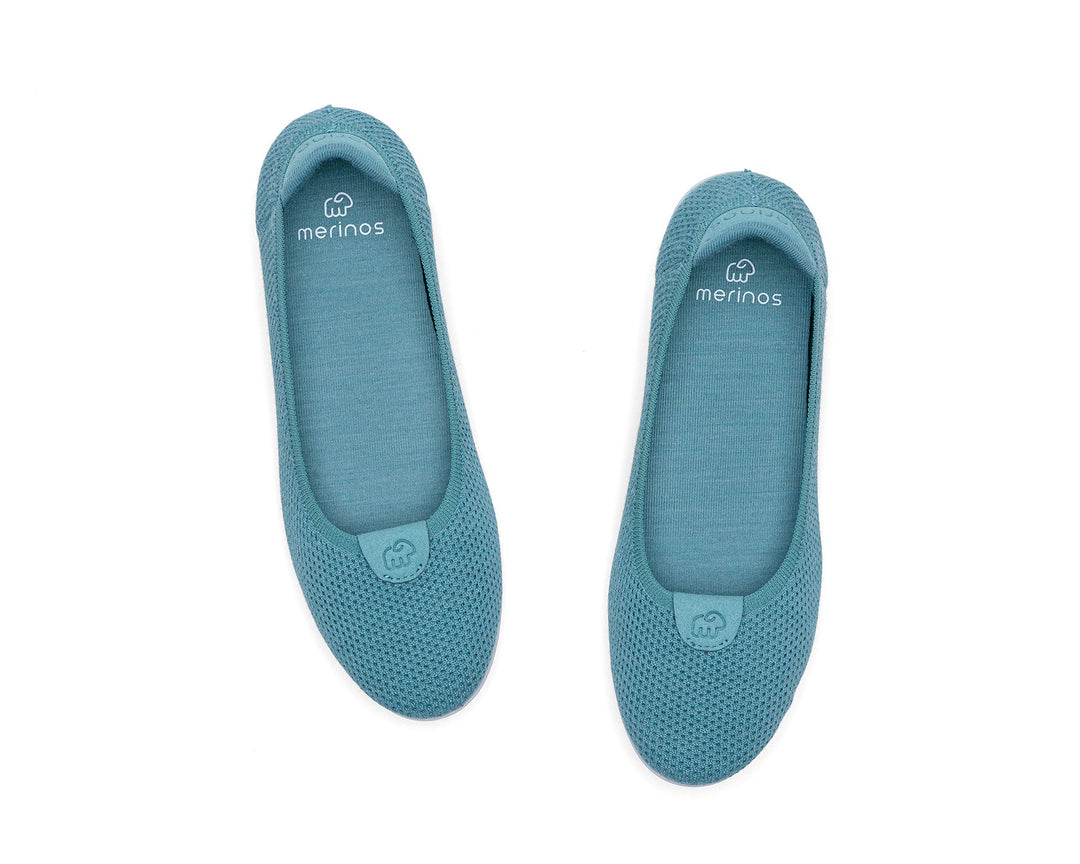 Women's Flats Mist Green - Special Offer