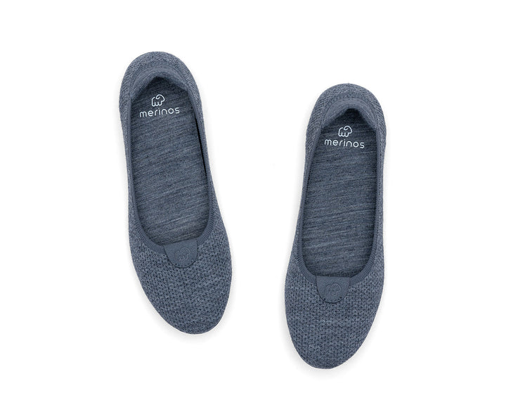 Women's Flats Dark Grey