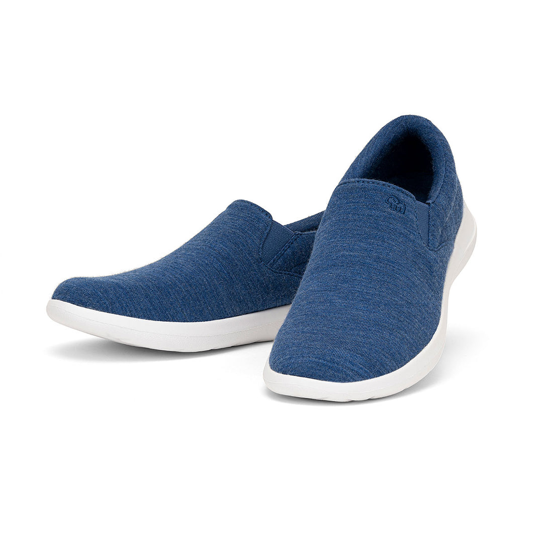 Women's Slip-Ons Denim/White