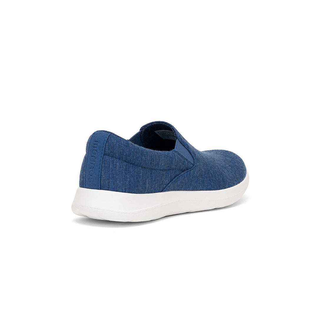 Men's Slip-Ons Denim/White