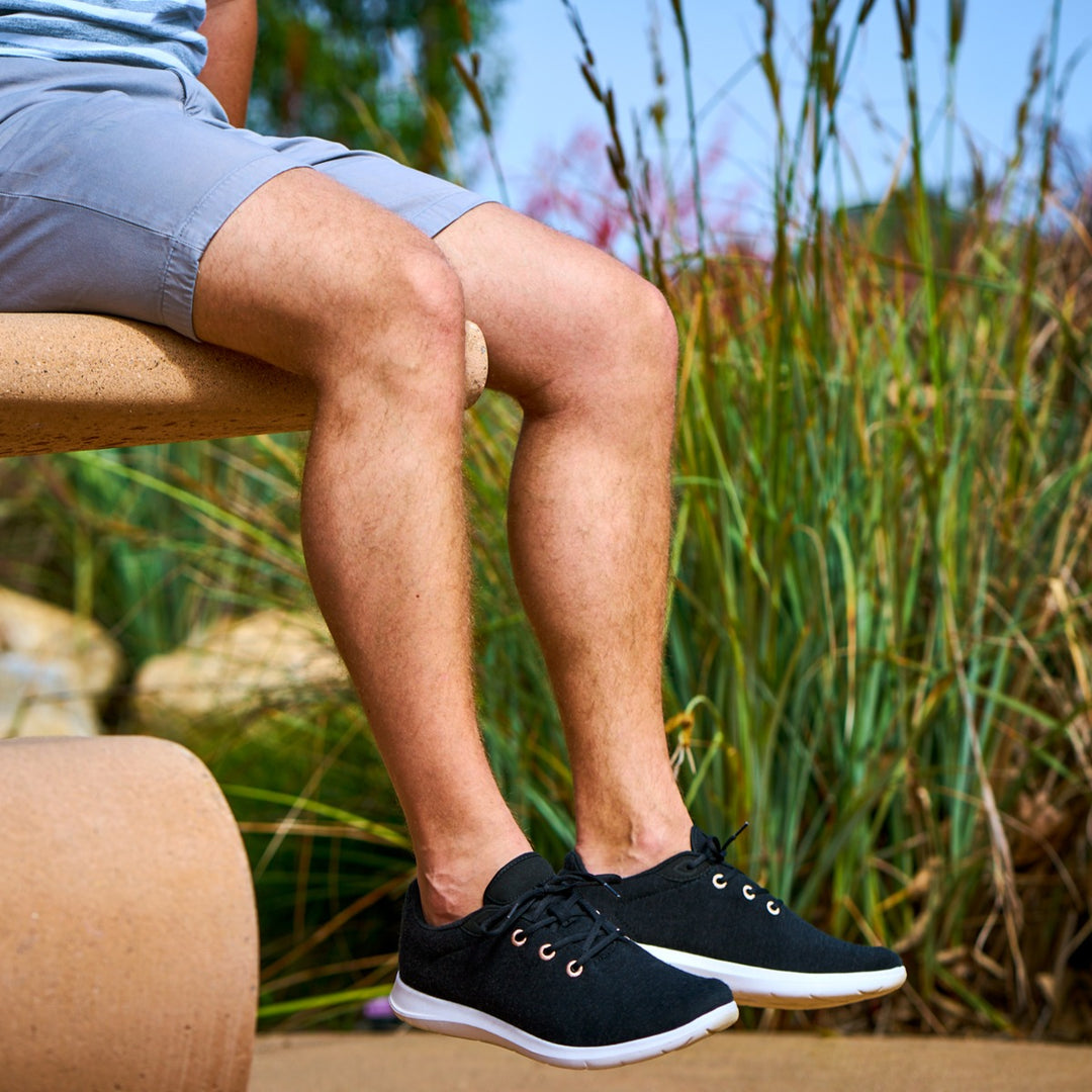 Men's Lace-Ups Black/White