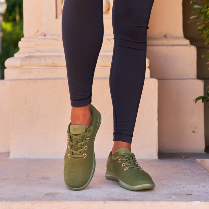Women's Lace-Ups Olive Green