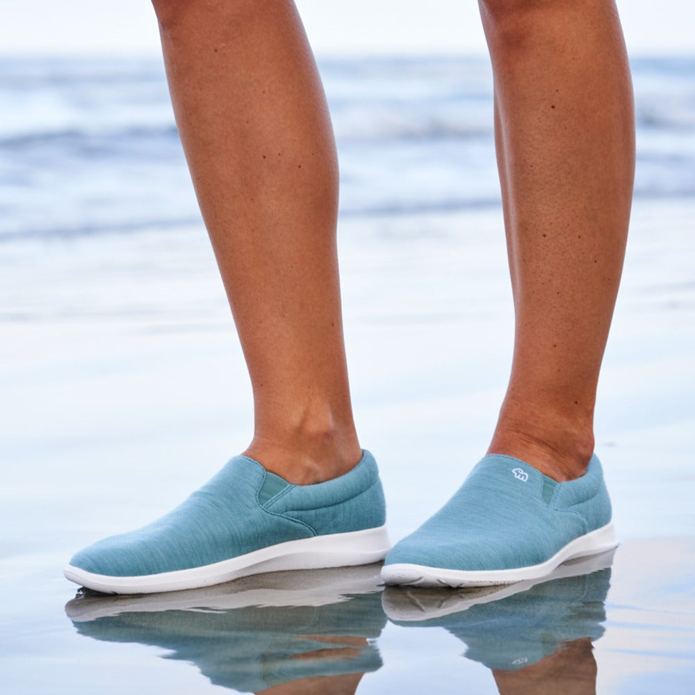 Women's Slip-Ons Mist Green - Special Offer