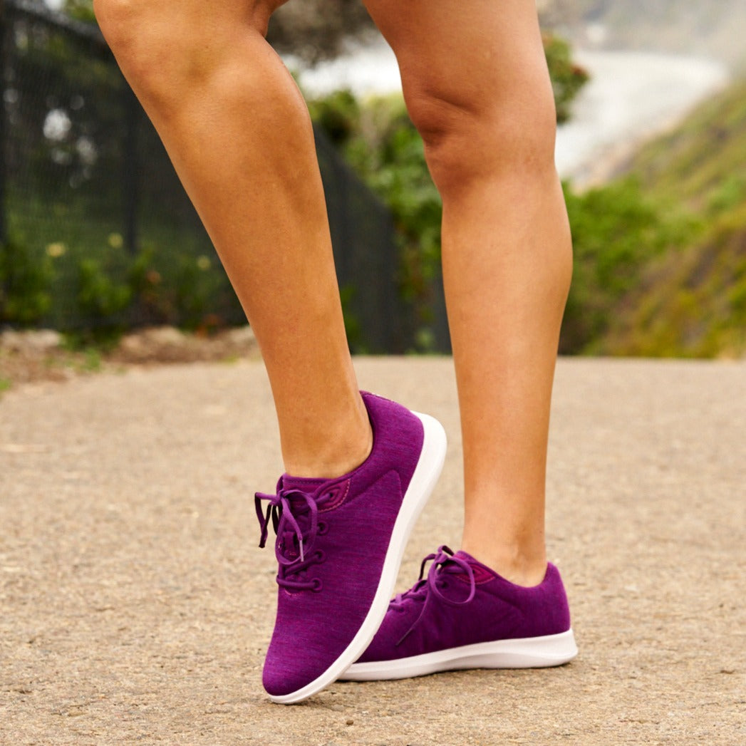 Merinos Women's Lace-Ups Australian Merino Wool Shoes Berry