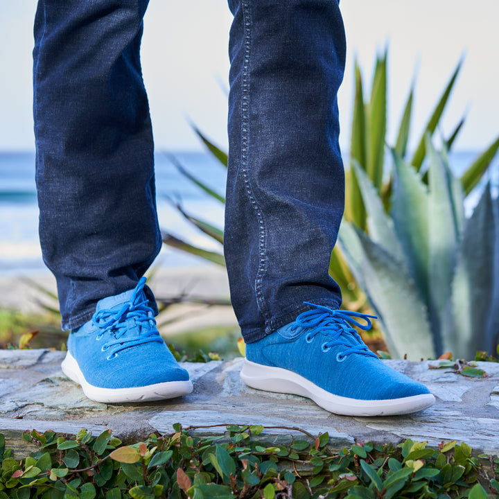 Men's Lace-Ups Bright Blue - Special Offer