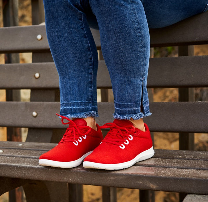 Women's Lace-Ups Red