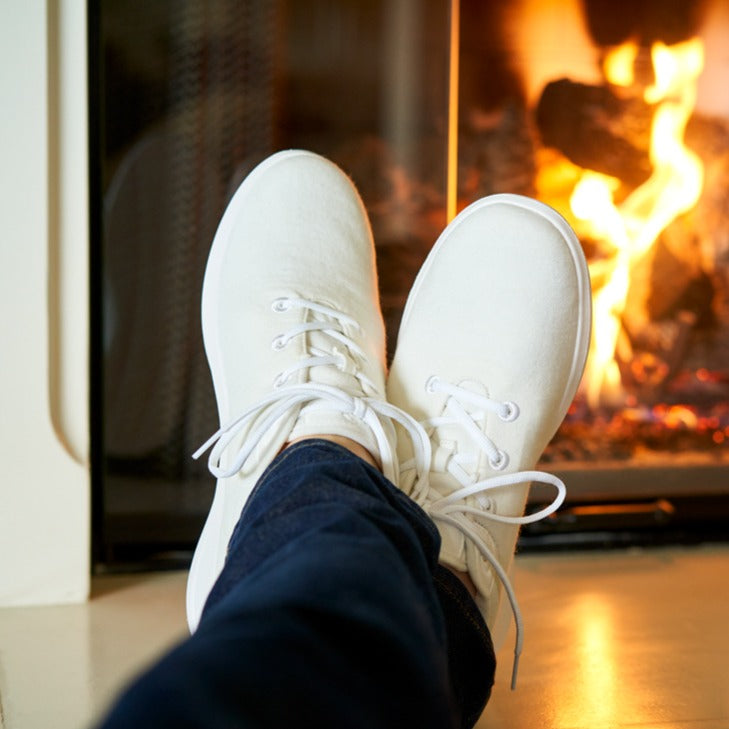 Men's Lace-Ups Natural White