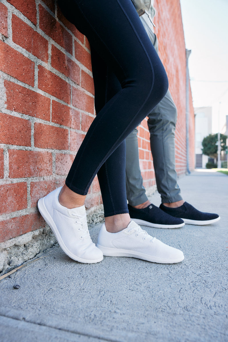 美品 ONC MERINO サイズ5 WHITE Merinos Men's Slip Ons - Australian Merino Wool Shoes