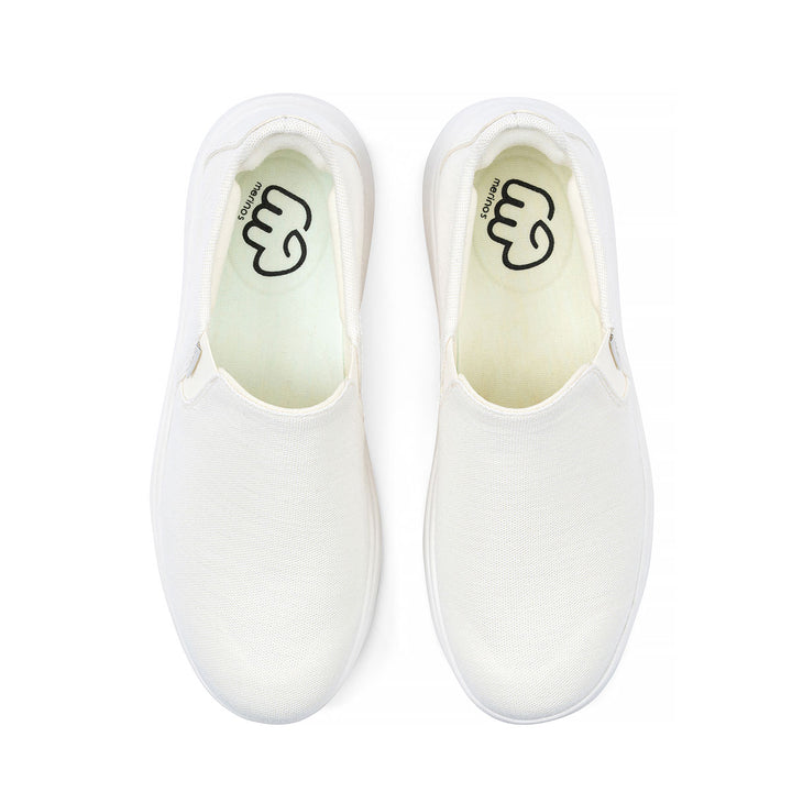 Men's Signature Slip-Ons Natural White