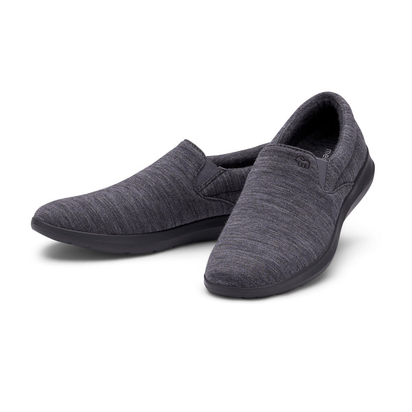 mens grey slip on dress shoes World's Most Comfortable Slate Grey Slip-On Dress Shoe, 7 / Standard