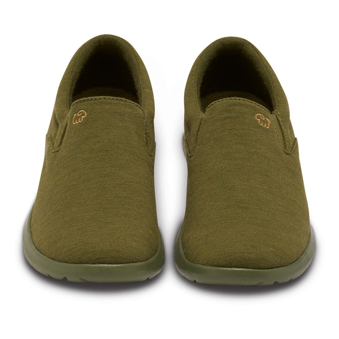 Men's Slip-Ons Olive Green