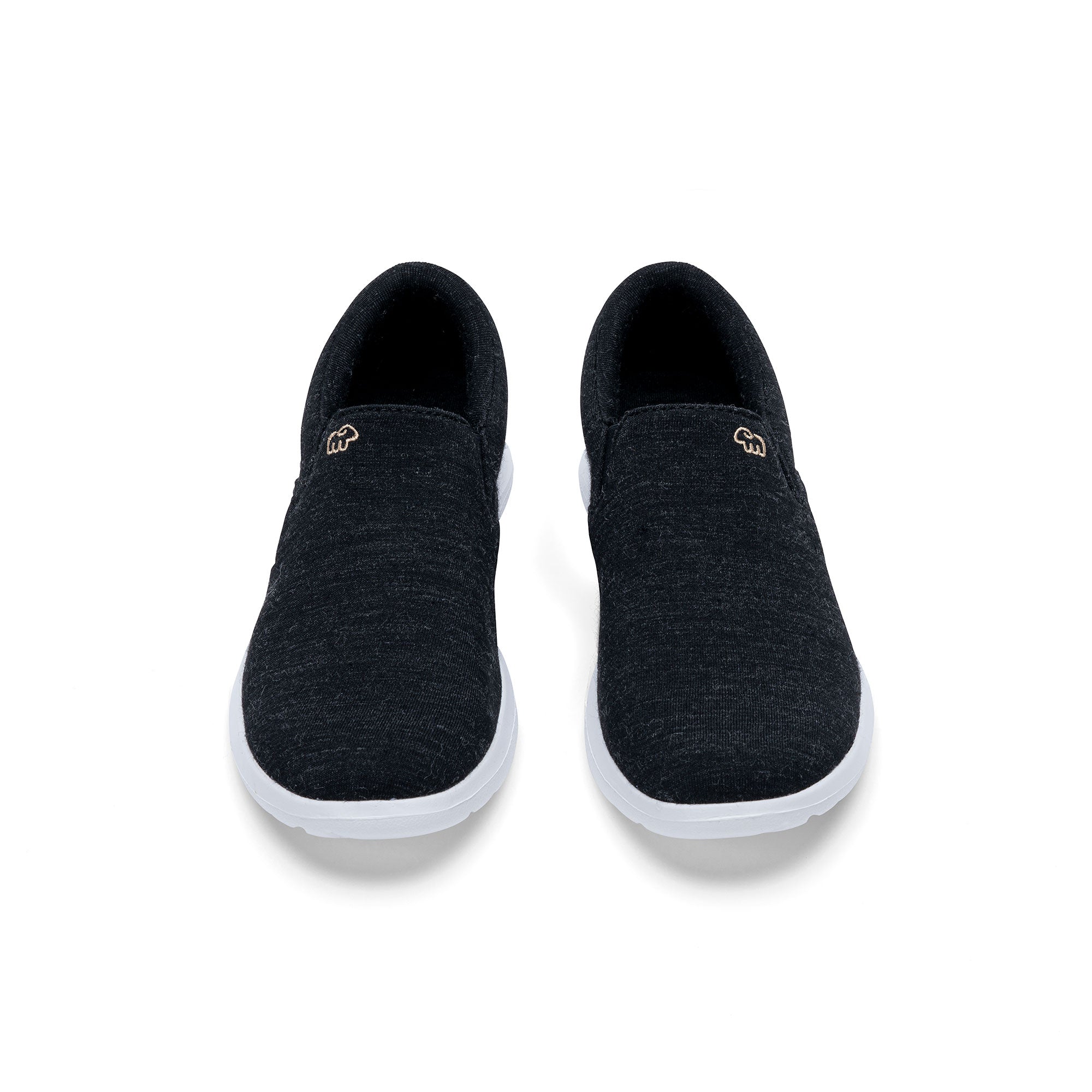 Merinos Women's Slip-Ons - Australian Merino Wool Shoes - Black/White