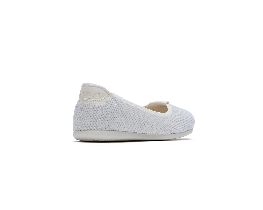 Women's Flats Natural White
