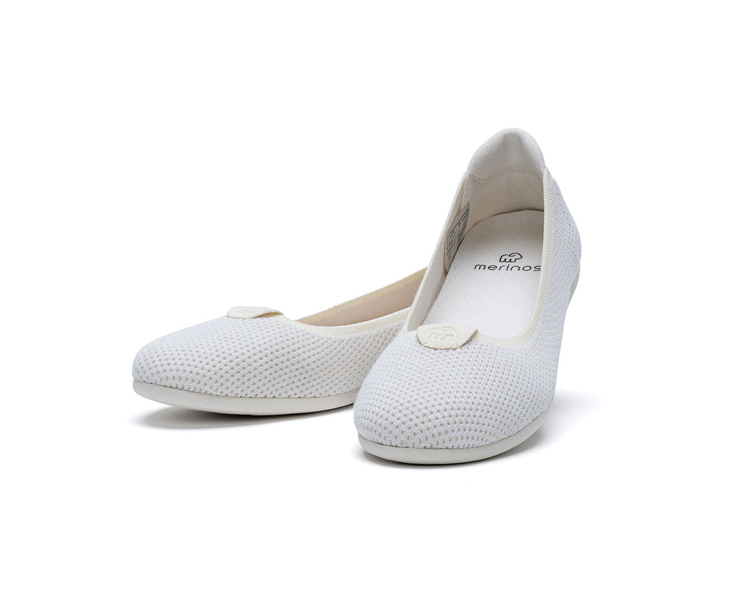 Women's Flats Natural White